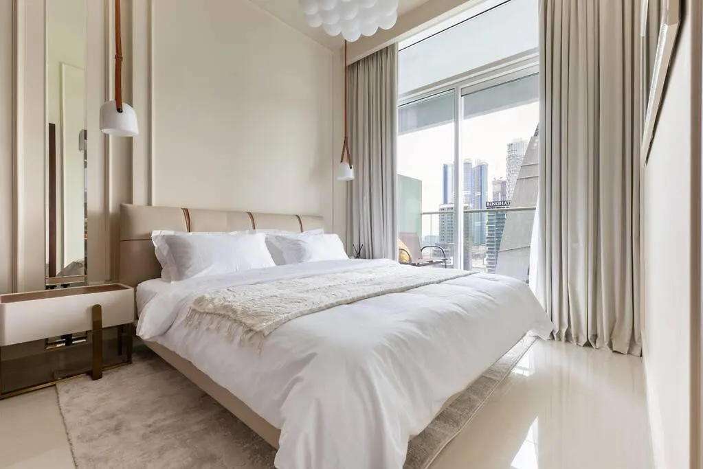 Glamorous 1Bedroom In Business Bay L Large Balcony Dubai Apartment